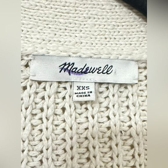 Women's Pink and Cream Cardigan Sweater - Picture 3 of 11